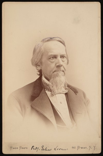 Retrato de Elias Loomis 1811-1889, Entre 1883 e 1889. de Pach Bros