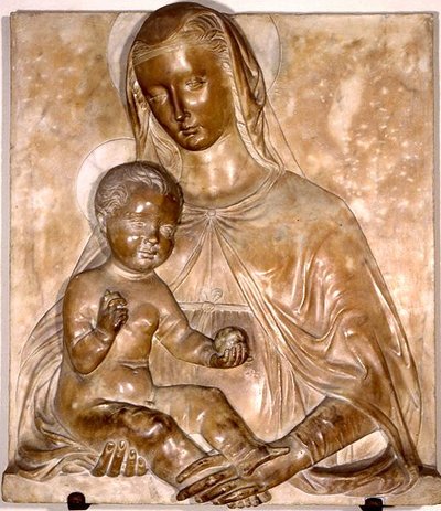 Madonna e Child (mármore) de Pagno di Lapo Portigiani