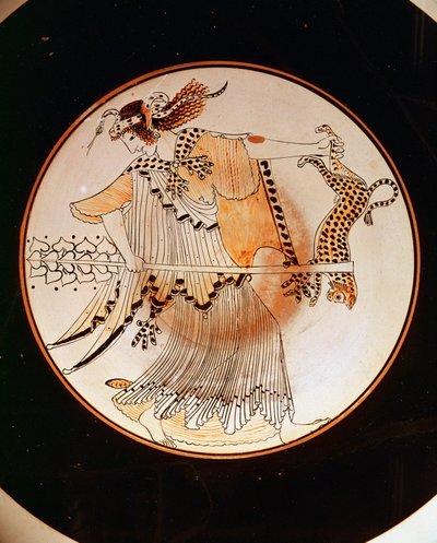 Maenad. Taça de vinho ático de Painter Brygos