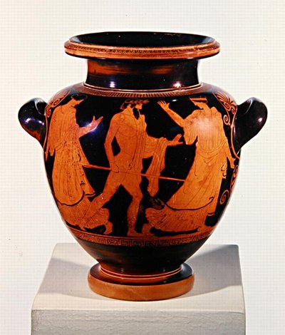 Sótão Stamnos (cerâmica) (ver também 293768) de Painter of the Birth of Athena