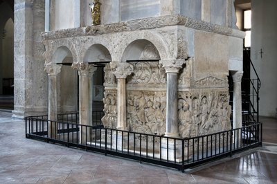 O sarcófago de Stilicho (mármore) de Paleo Christian
