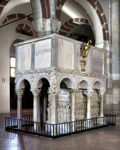 O sarcófago de Stilicho (mármore) de Paleo Christian