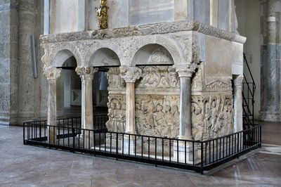 O sarcófago de Stilicho (mármore) de Paleo Christian