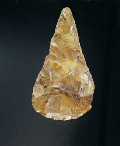 Machado de mão acheuliano de Paleolithic