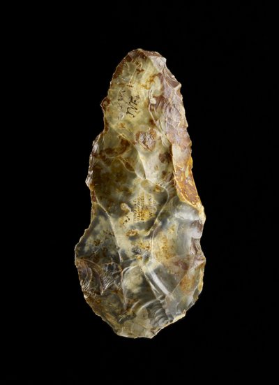 Handaxe (sílex) de Paleolithic