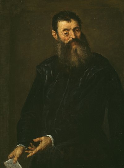 Retrato de um Cavalheiro, c.1590 (óleo sobre tela) de Palma Il Giovane (1548 1628)