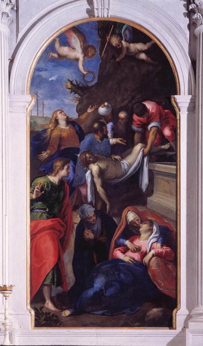 O Depósito de Cristo (Pintura de Palma Il Giovane
