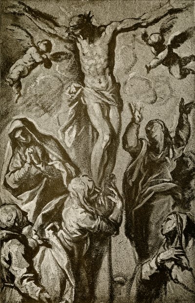 Cristo na cruz de Palma Il Giovane
