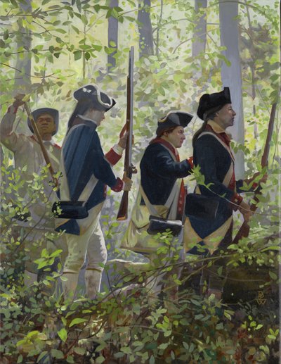 Forest Fire, 2009 (óleo sobre tela) de Pamela Patrick White