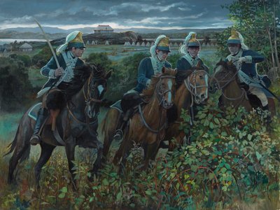 O cavalo de Sheldon, 2021 (óleo sobre tela) de Pamela Patrick White