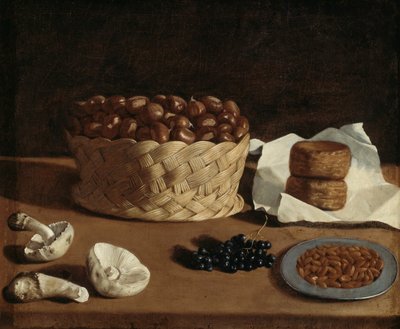 Cozinha ainda vida, c. 1640. de Paolo Antonio Barbieri
