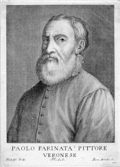 retrato gravado de Paolo Farinata