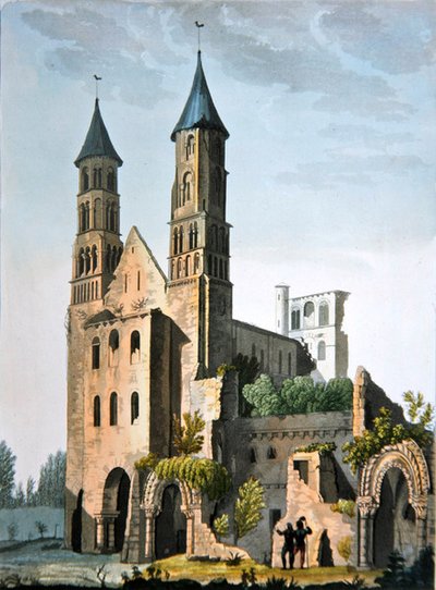 A Abadia de Jumieges, de 