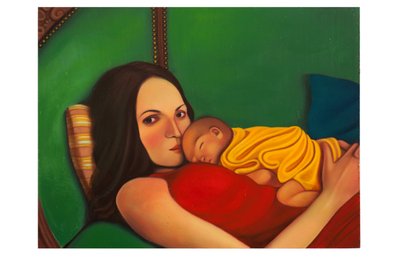 Mythologica n°10: Aquiles, 2025 (óleo sobre painel de madeira) de Paolo Perfranceschi