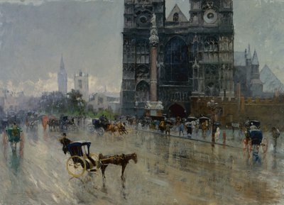 Santuário, Westminster (óleo sobre tela) de Paolo Sala