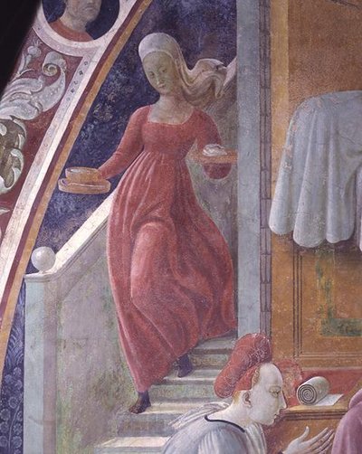 Nascimento da Virgem, a partir da Capela da Assunção de Paolo Uccello