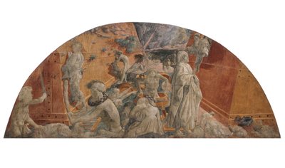 O Dilúvio e a Baixada das Águas, c. 1440. de Paolo Uccello