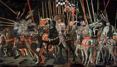 A batalha de San Romano ... de Paolo Uccello