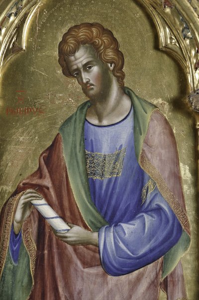 São Filipe, pormenor de 1630085 Políptico com Santos de Paolo Veneziano