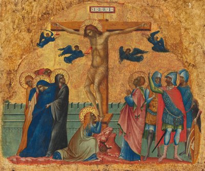 A Crucificação, c. 13401345. de Paolo Veneziano