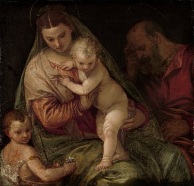 Sagrada Família com o Jovem São João de Paolo Veronese (workshop of)