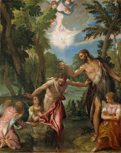 O Batismo de Cristo de Paolo Veronese