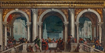 A Festa na Casa de Levi, 1573. de Paolo Veronese