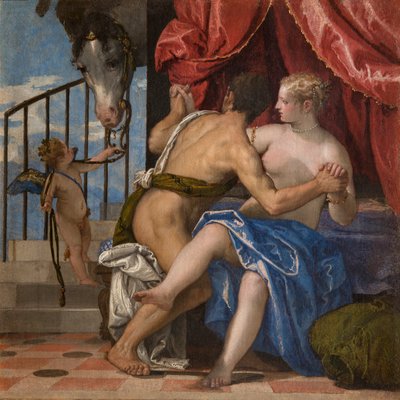 Vênus e Marte, c. 1575. de Paolo Veronese