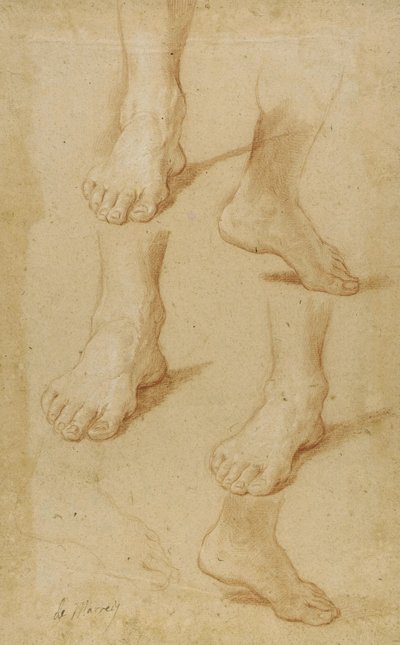 Desenho de Paolo de Matteis