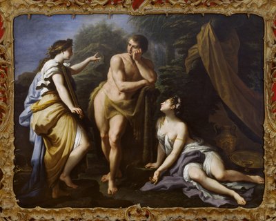 A escolha de Hércules, 1712 de Paolo di Matteis