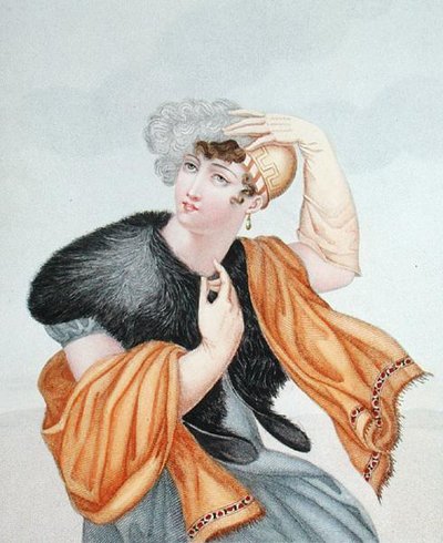 Precaução, início do século XIX (cor litho) de Parfait Augrand