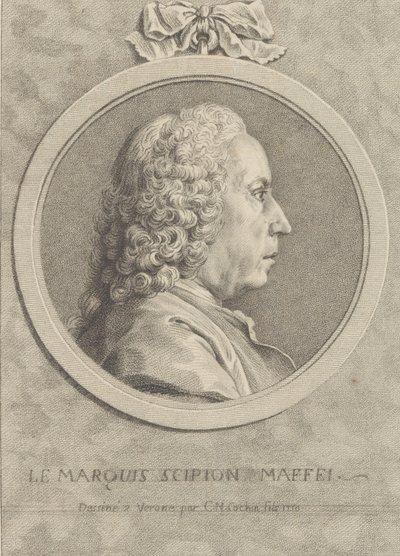 O Marco Cipião Maffei, 1750., 1750. de Pariset