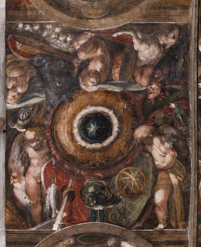 Putti, detalhe, c.1523 (fresco) de Parmigianino