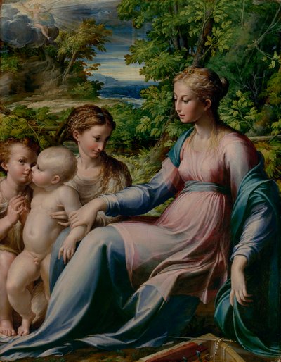 Virgem e o Menino com São João Batista e Maria Madalena de Parmigianino