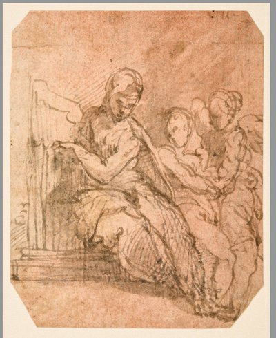 Santa Cecília (recto) de Parmigianino