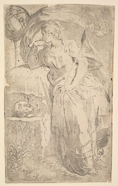 Astrologia, início do século XVI. de Parmigianino
