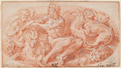 Daniel in der Löwengrube de Parmigianino