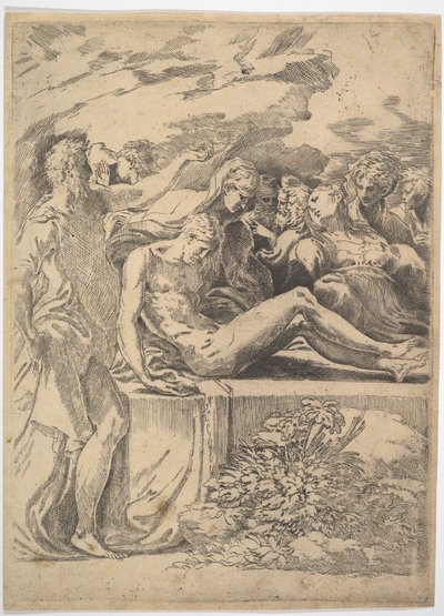 Sepultamento.n.d. de Parmigianino