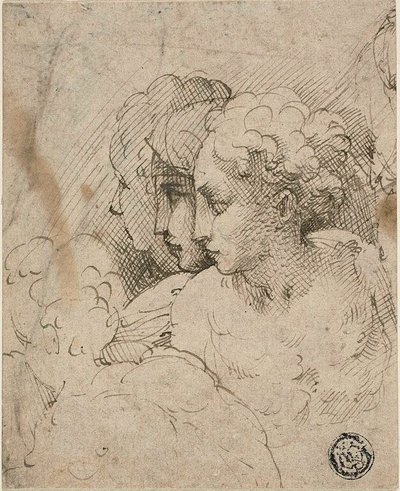 Cabeças femininas de Parmigianino