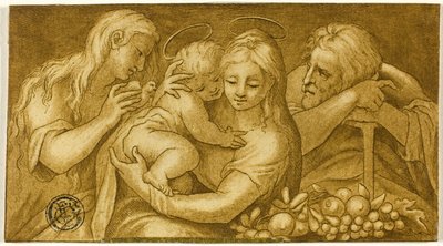 Sagrada Família com Maria Madalena de Parmigianino