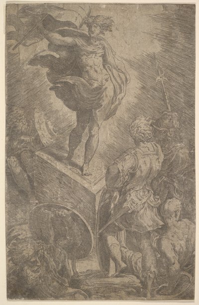 Ressurreição, início do século XVI. de Parmigianino