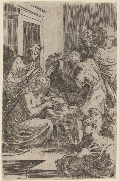 A adoração dos pastores de Parmigianino
