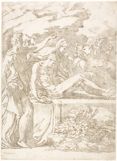 O sepultamento de Parmigianino
