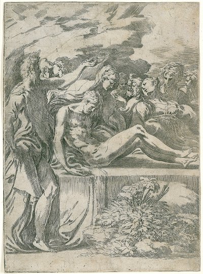 O sepultamento de Cristo de Parmigianino