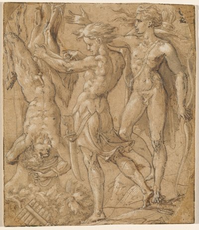 O esfolamento de Marsyas de Parmigianino