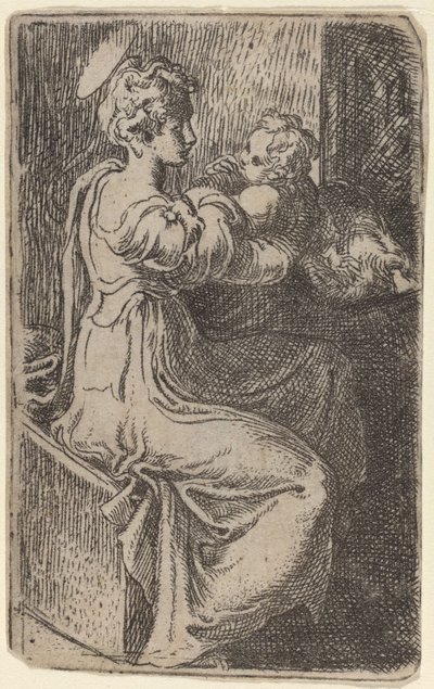 Virgem e o Menino de Parmigianino