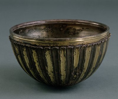Taça Parta, Irã, c.100-200 dC (prata dourada) de Parthian School