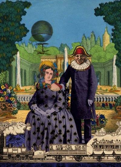 Casal no Jardim Fantástico de Pascal Bouchet-Spiegel