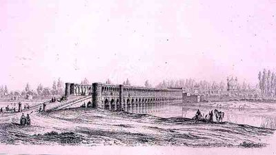 Ponte Allah Verdi Khan, em Isfahan, de 