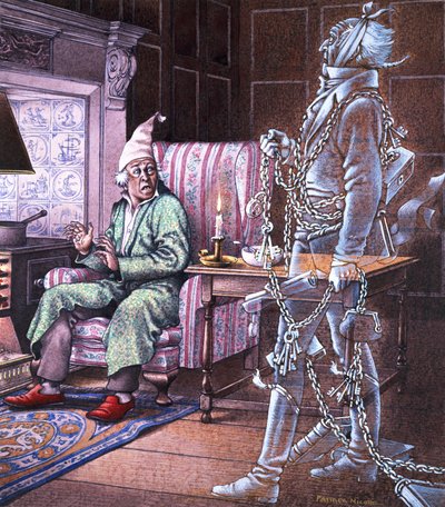 Weihnachtsgeist von Pat (1907-95) Nicolle